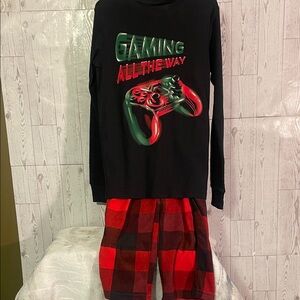 Carter's Black and Red Gaming Pajama Set